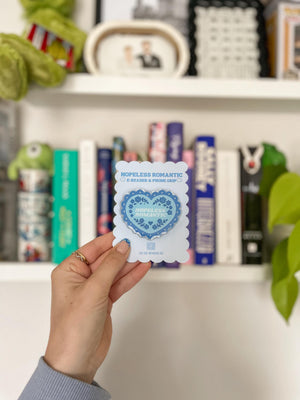 Hopeless Romantic Kindle & Phone Grip