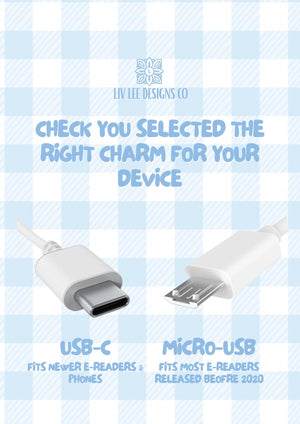 Knight & Moth Kindle Charm