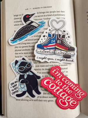 Stupid Canadian Wolf Bird Sticker