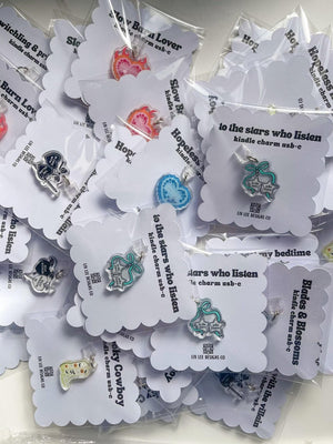Hopeless Romantic Kindle Charm