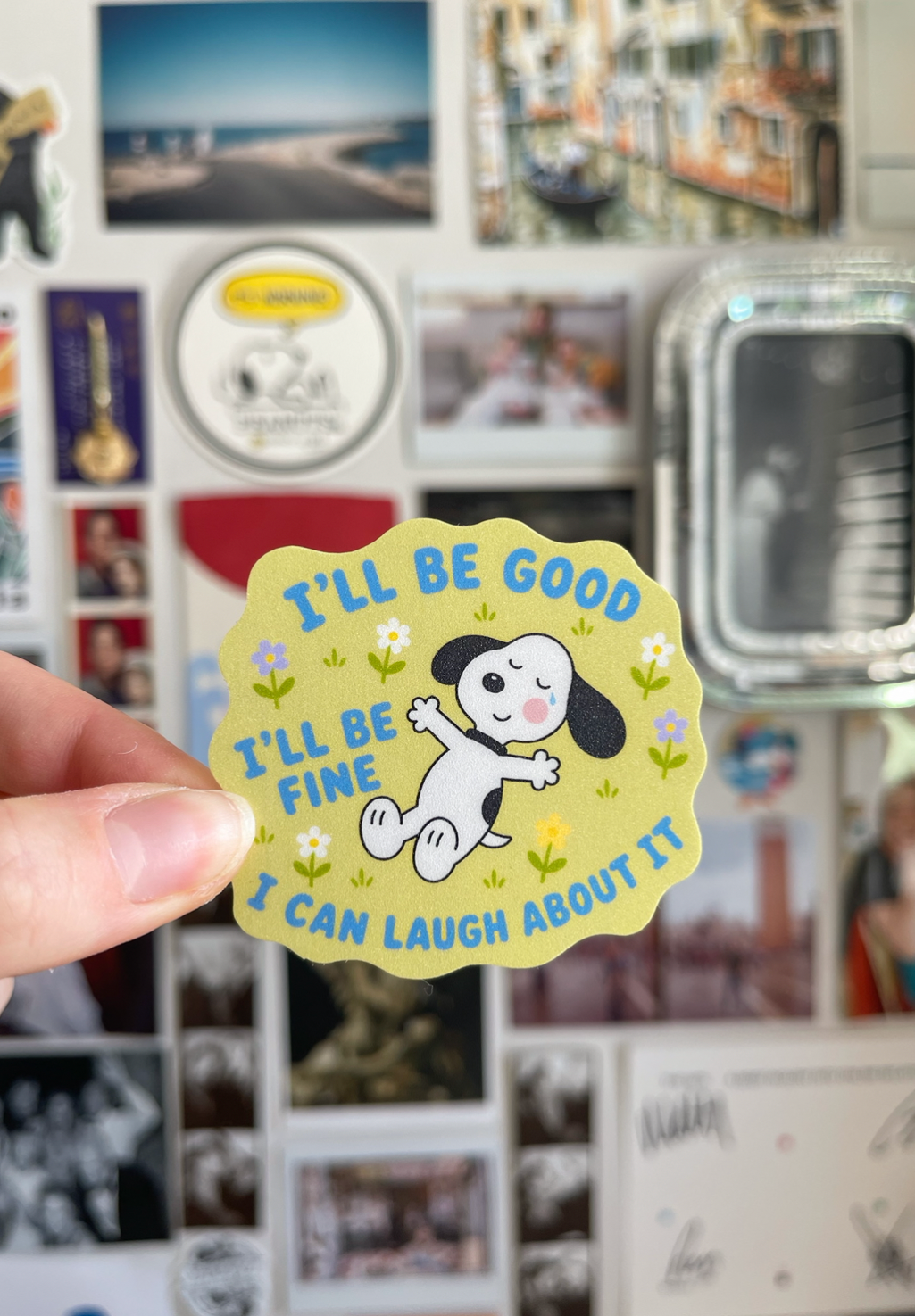 I’ll Be Fine Sparkly Sticker