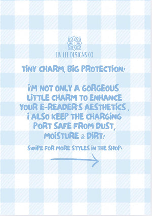 Hopeless Romantic Kindle Charm
