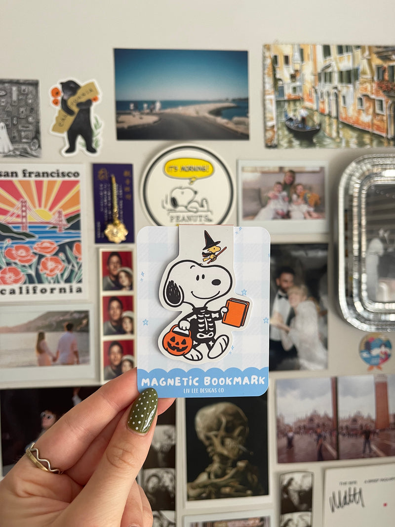 Halloween Dog Magnetic Bookmark