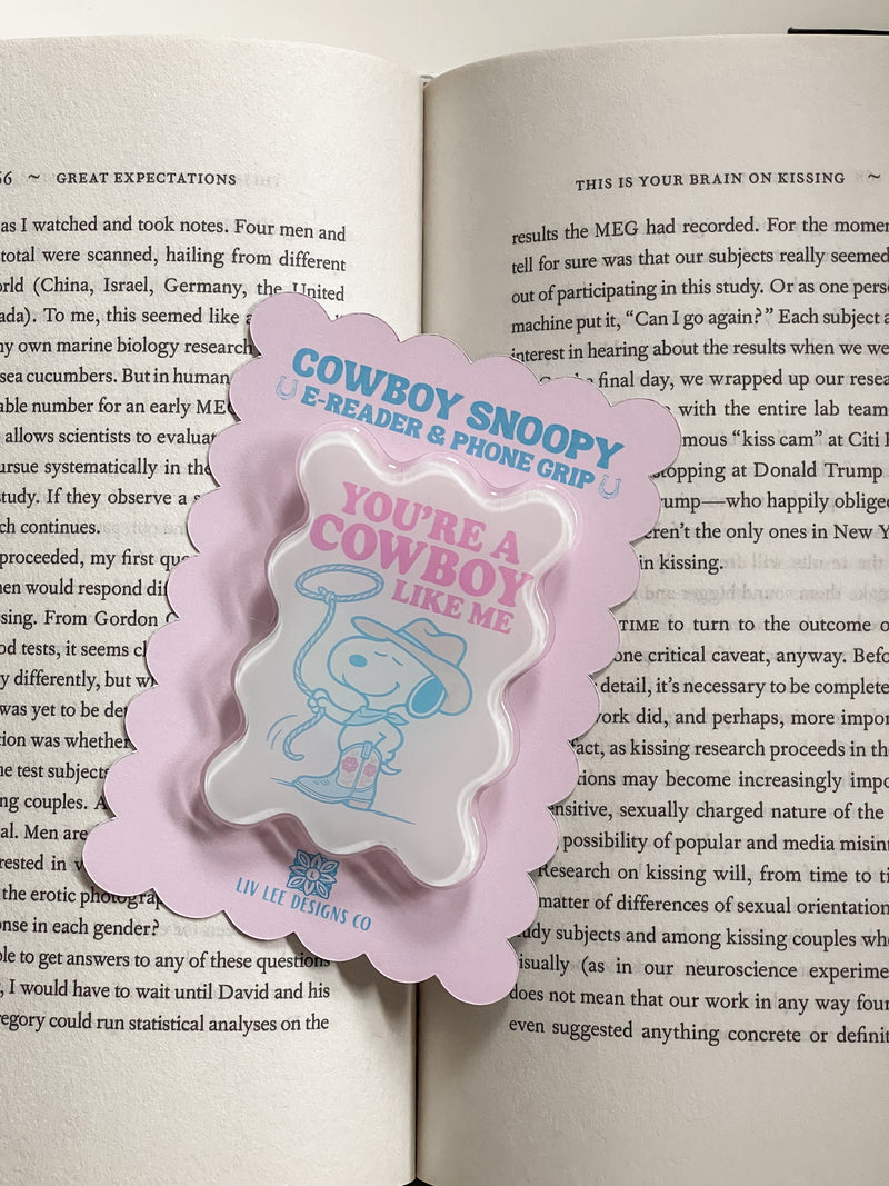 Cowboy Kindle & Phone Grip