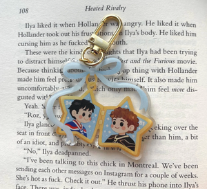 The Rivals Heated Rivalry Locket Keychain