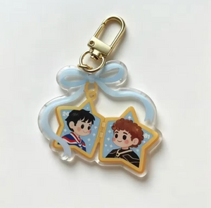 The Rivals Heated Rivalry Locket Keychain