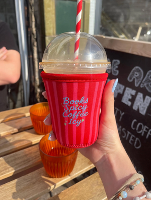 Books Spicy Coffee Icy Drink Sleeve