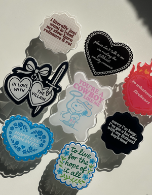 Hopeless Romantic Kindle & Phone Grip