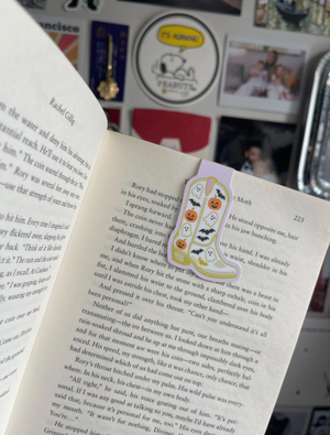 Spooky Cowboy Boot Magnetic Bookmark