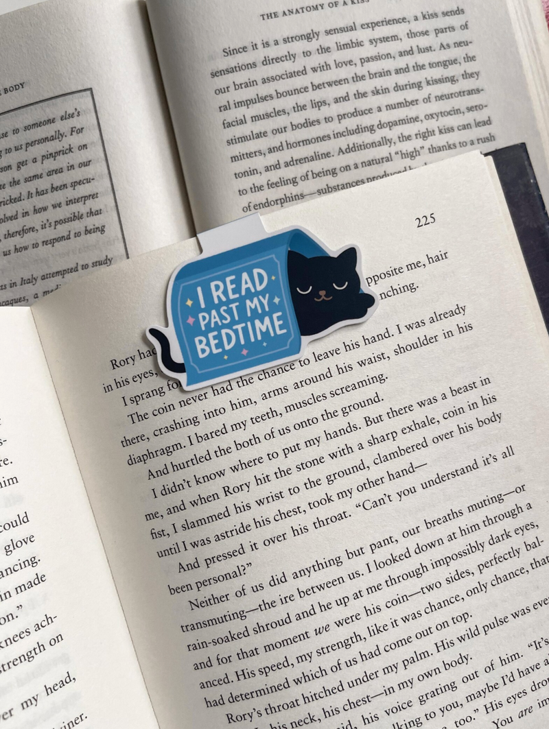I Read Past My Bed Time Magnetic Bookmark