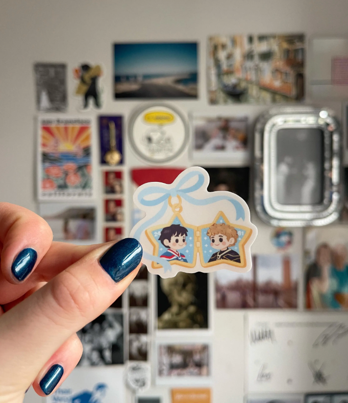 Heated Rivalry Locket Sticker