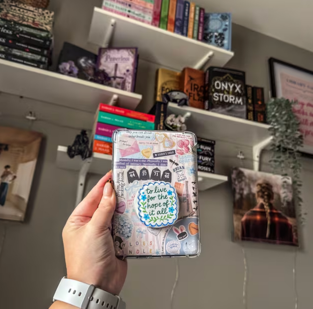 "absolutely obsessed with this! It looks soooo cute on my kindle!"