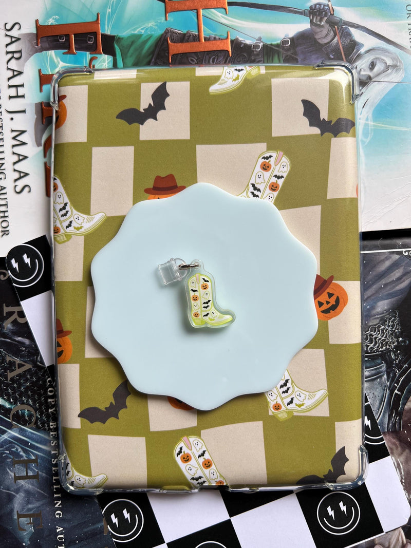 Spooky Cowboy Boot Kindle Charm