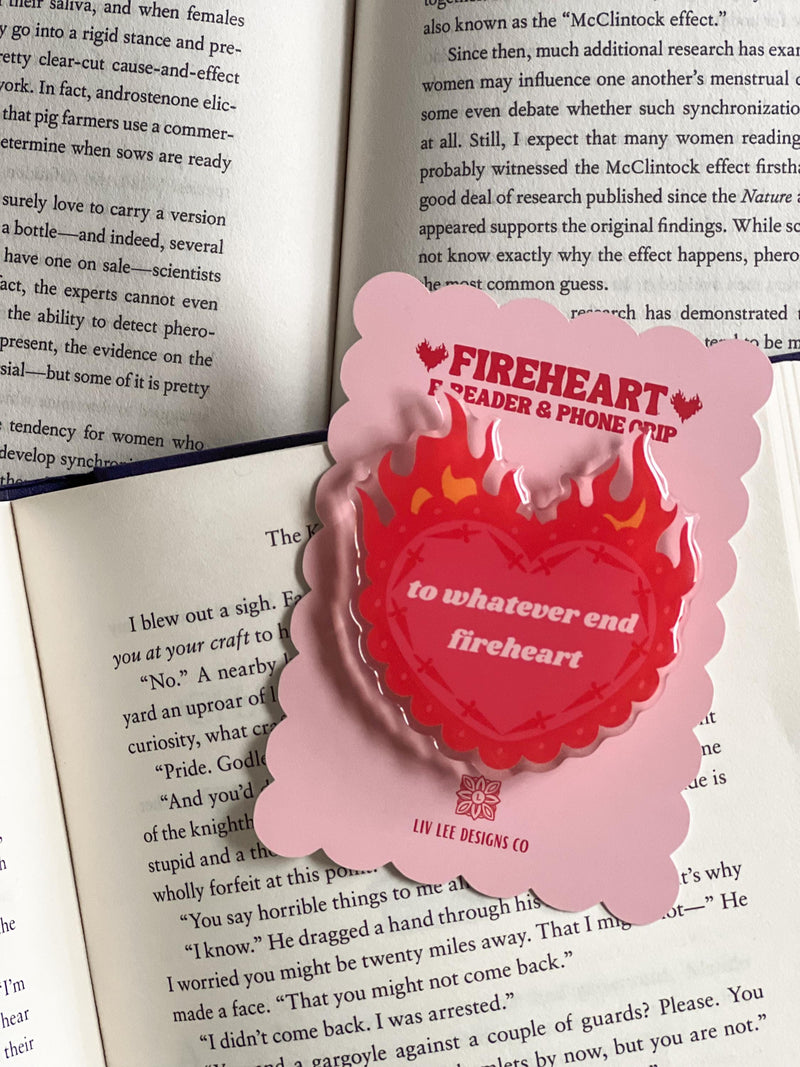 Fireheart Kindle & Phone Grip